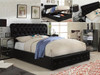 Diamenti King Bed with Gas Lift Storage in Black