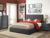 Brooklyn Double Bed In Charcoal