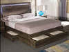 Paddingson King Bed with Storage Drawers