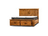 Outback Queen Bed with Storage Drawers