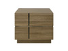Oscar 2 Drawer Bedside Table in Light Oak