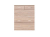 Hugo 6 Drawer Tallboy 90cm Wide