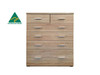 Hugo 6 Drawer Tallboy 90cm Wide