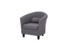 Beni Tub Chair Dark Grey