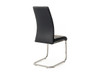 Chara Eco Leather Dining Chair in Black