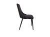 Flora Fabric Dining Chair in Charcoal