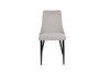 Flora Fabric Dining Chair in Light Grey