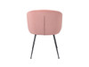 Rose matte velvet Dining Chair in Blush