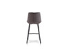 Flynn Ultrasuede Bar Stool in Charcoal