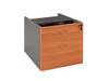 Oxford Fixed Pedestal 1 Drawer + 1 File Cherry/Charcoal