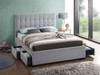 Cleo King Bed with Storage Drawers