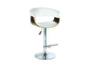 Focus Gas Lift Bar Stool in White PU