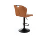 Bagio Ultrasuede Gas Lift Bar Stool n Vintage Cognac