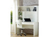 Delta Desk & Hutch Gloss White