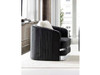 Vilove Arm Chair Black & Silver Frame