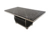 Beverley Dining Table 1.8m with Engineered Stone Top in Black