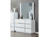 Adrian Dressing Table in Gloss White