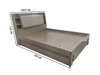 Trent Queen Bed With Gas Lift Storage