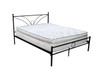 Sunset Double Metal Bed Black