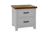 Barnie 2 Drawer Bedside Table