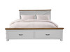 Barnie Queen Timber Bed with Storage