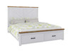 Barnie King Timber Bed with Storage