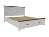 Barnie King Timber Bed with Storage