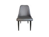 Zurich Dining Chair Grey w/Black Leg