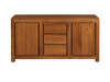 Amsterdam 2 Door 3 Drawer Buffet in Light Pecan
