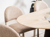 Crete Dining Table in Travertine