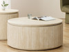 Empire Coffee Table in Travertine