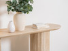 Milos Console Table in Limestone