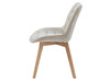 Forest Dining Chair in Taupe Fabric w/Oak Leg