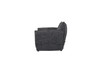 Modo 2 Seater Sofa in Black + Grey Melange Fabric