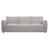 Modo 3 Seater Sofa in Grey Melange Fabric