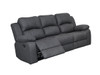 Valor 3 Seater Recliner in Charcoal Tech Fabric