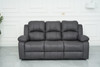 Valor 3 Seater Recliner in Charcoal Tech Fabric