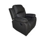 Valor Recliner in Black Tech Fabric