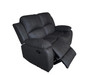 Valor 2 Seater Recliner in Black Tech Fabric