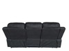 Valor 3 Seater Recliner in Black Tech Fabric
