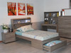 Adelaide King Single Bed with Footend Storage Drawer
