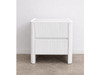 Lisbon Bedside Table White