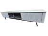 Victor 2.0m Ceramic Top Tv Unit in Grey