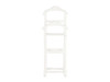 Maison Twin Valet Rack  Solid Mahogany Timber in White