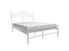 Bianca Single Metal Bed Frame in Silver