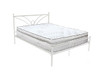 Sunset Queen Metal Bed Frame in White