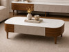 Carlo 1.3m Stone Top Coffee Table
