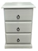 Linda 3 Drawer Solid Pine Bedside Chest