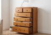 Cronulla 5 Drawer Solid Pine Tallboy in #215