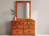 Cronulla Solid Pine Dresser & Mirror in #215